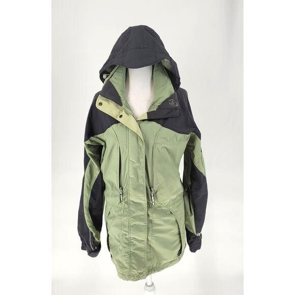 Columbia Core Womens Green Gray Interchange 3-in-1 Snow Ski Winter Jacket Size L - Picture 2 of 14